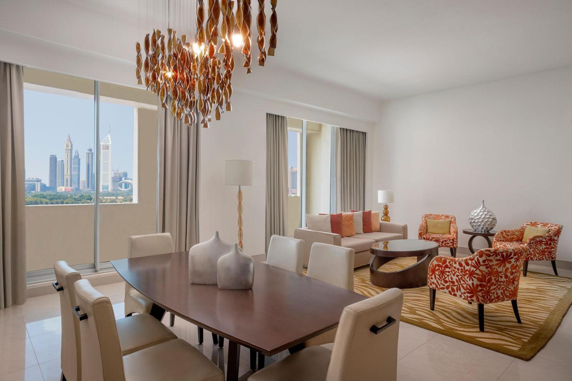 Marriott Executive Apartments Al Jaddaf, Dubaj Exteriér fotografie A suite at the hotel
